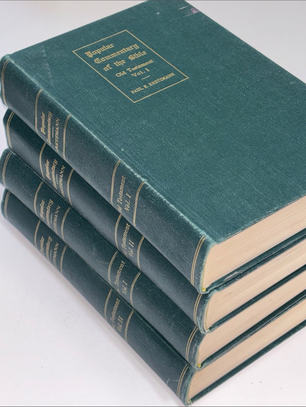 Popular Commentary of the Bible New & Old Testament 4 Volume Set Kretzmann 1923